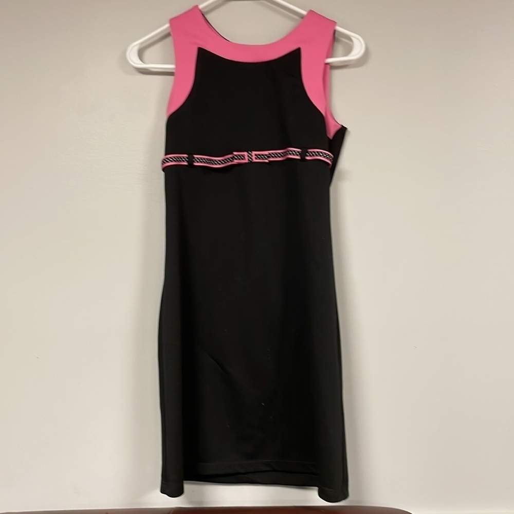 I.N. Girl  black with pink Sleeveless Dress, 16
